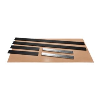 Extra police pro kovový regál RIVET s HDF policí, 180x60 cm, antracitová barva