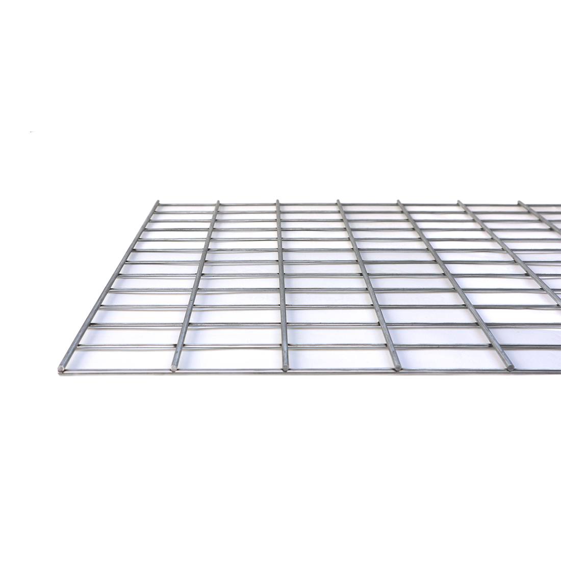 Extra police pro kovový regál RIVET se síťovou drátěnou policí, 120x45 cm, antracitová barva