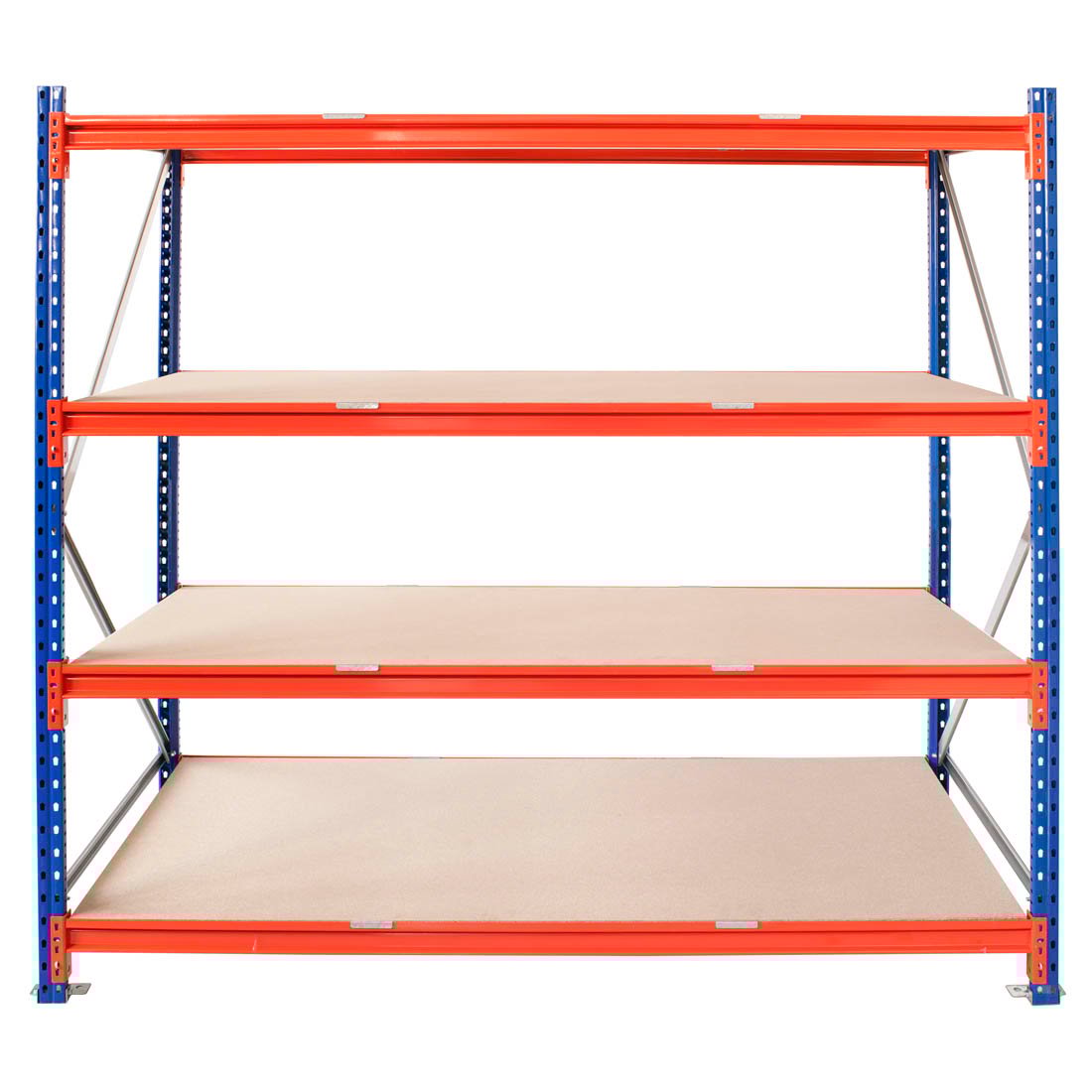 REGÁL LONGSPAN, Kovový regál 200x150x80cm, 1000kg na DTD polici