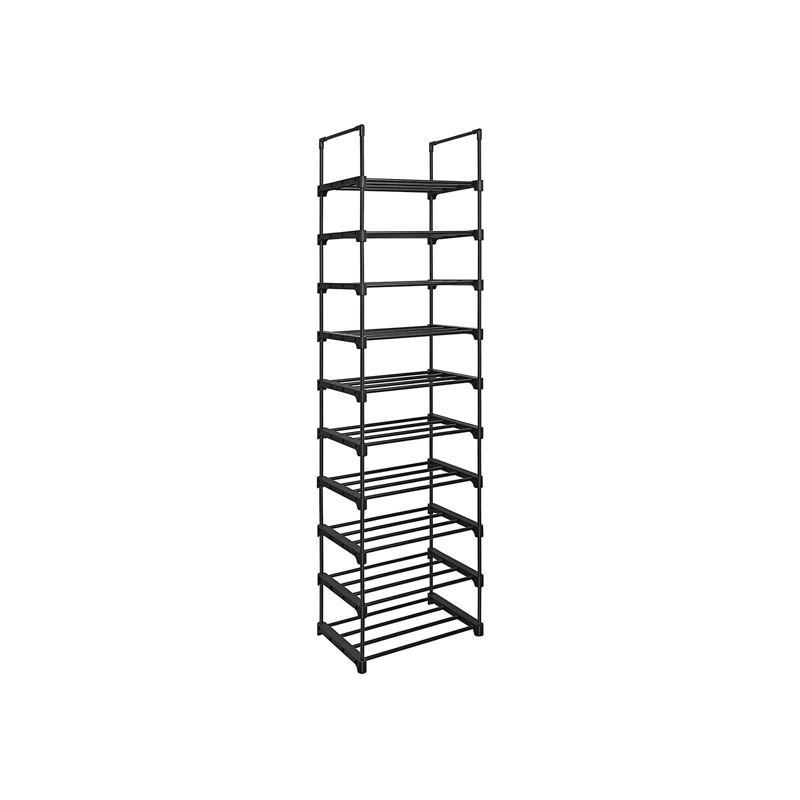 Botník s 10 policemi, 174x45x30 cm