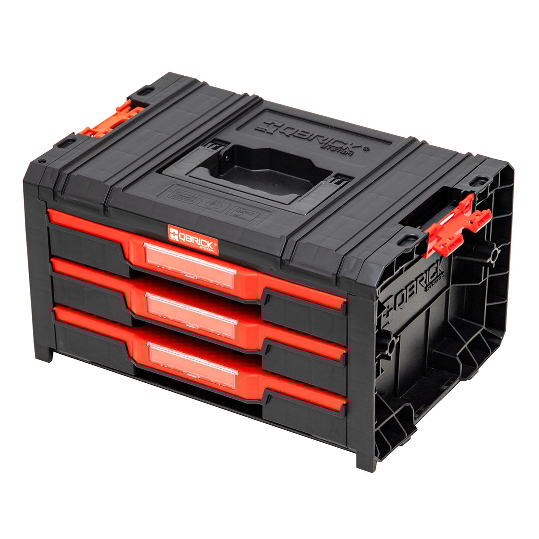 Nářaďová skříň se 3 zásuvkami Qbrick System PRO