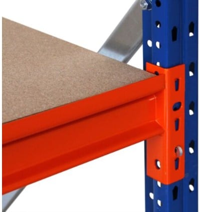 REGÁL LONGSPAN, Kovový regál 200x185x80cm, 800kg DTD na polici